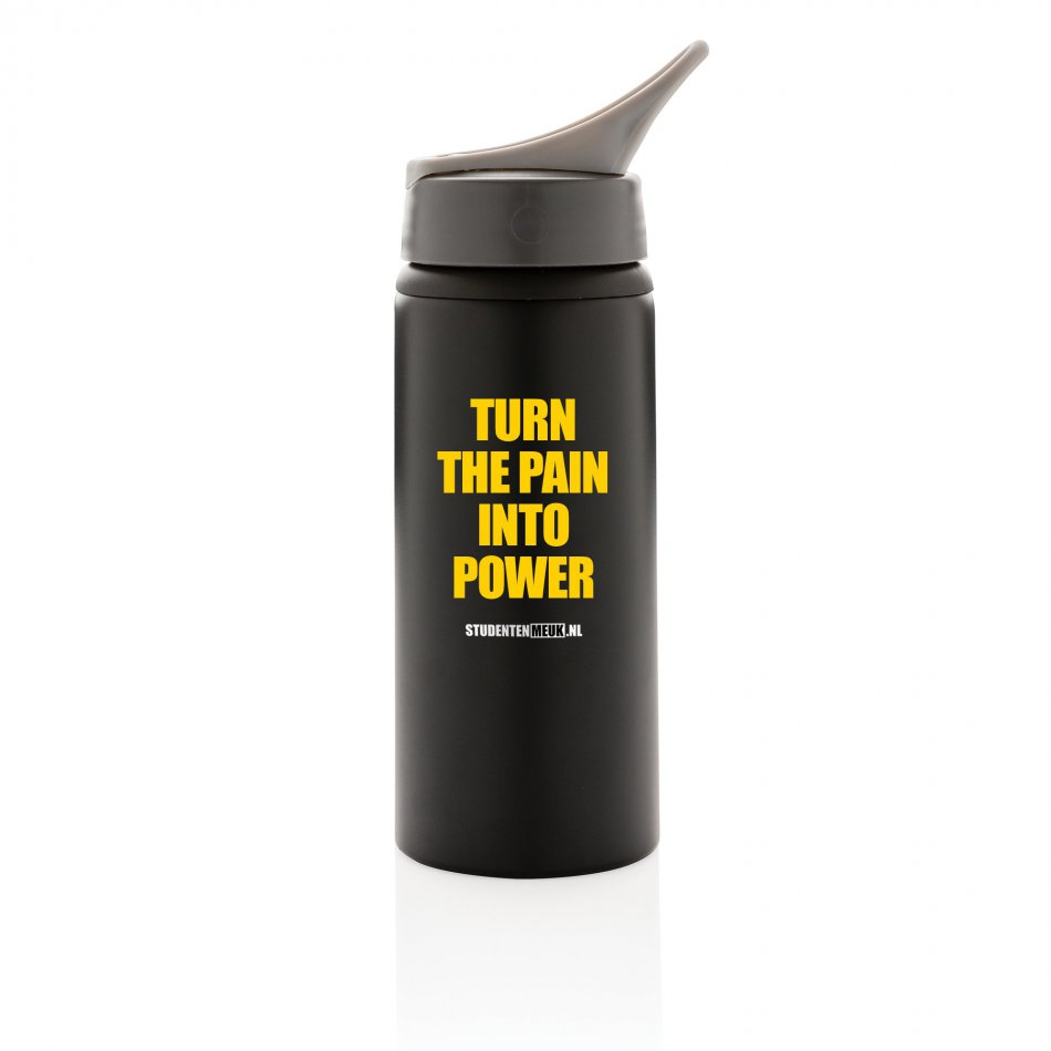 Turn the pain into power - sportbidon