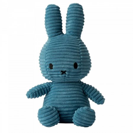 Nijntje Corduroy blauw knuffel 23 cm