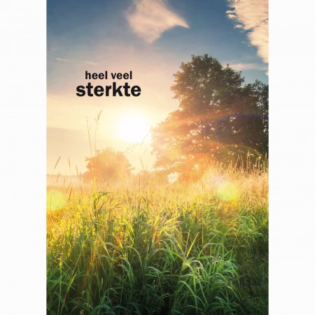 Kaart Condoleance Sun rays