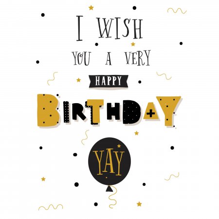 Verjaardag I wish you...