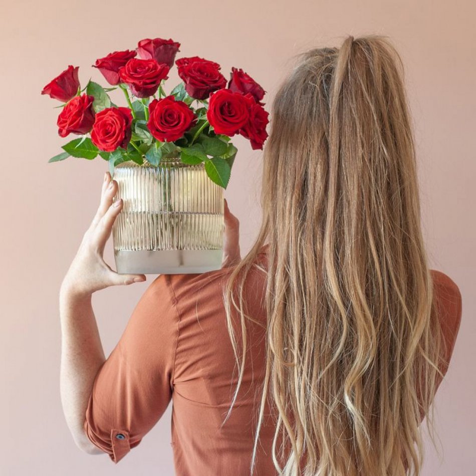 Brievenbus Rode Rozen 