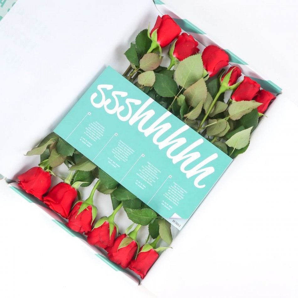 Brievenbus Rode Rozen 