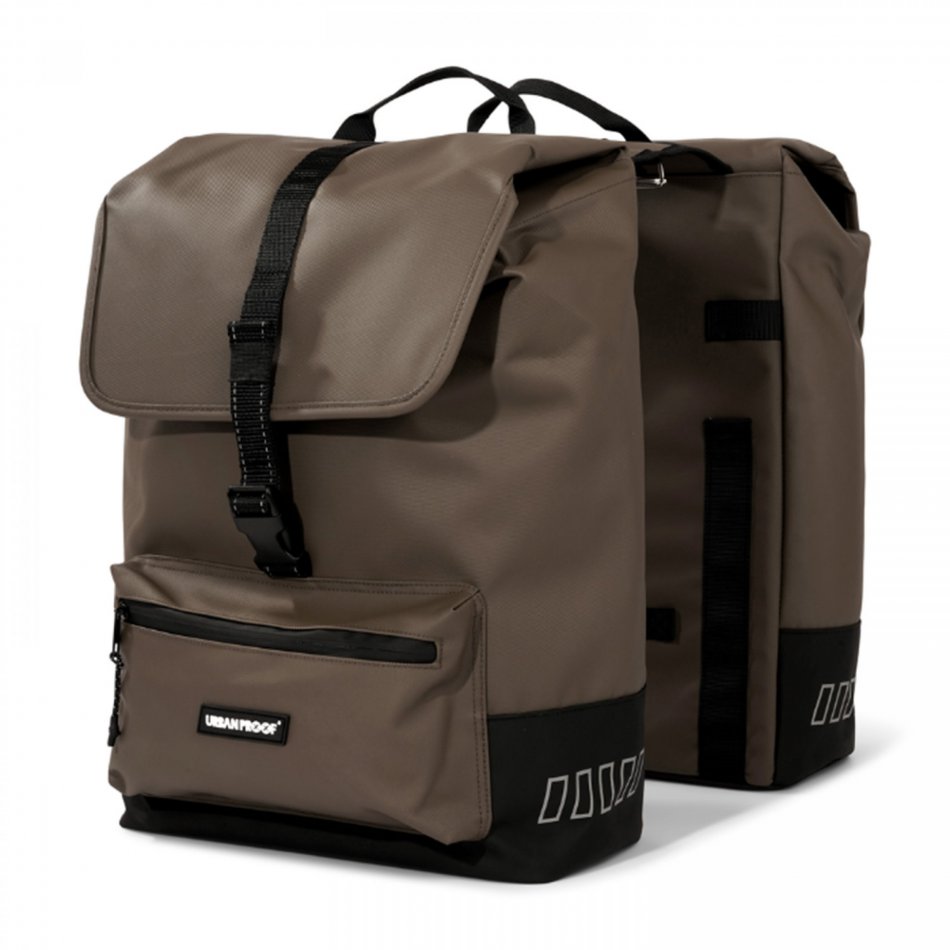 Double Cargo Bike Bag 38L- Brown