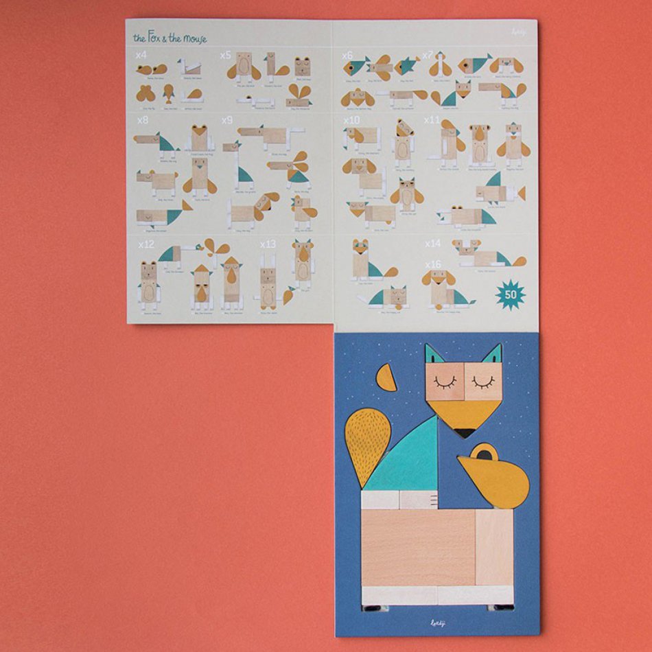 Wooden Toys -The Fox & The Mouse