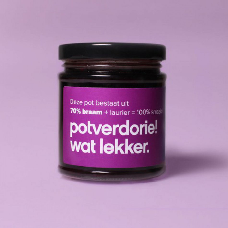 Potverdorie! Bramen-laurierspread, 210 ml