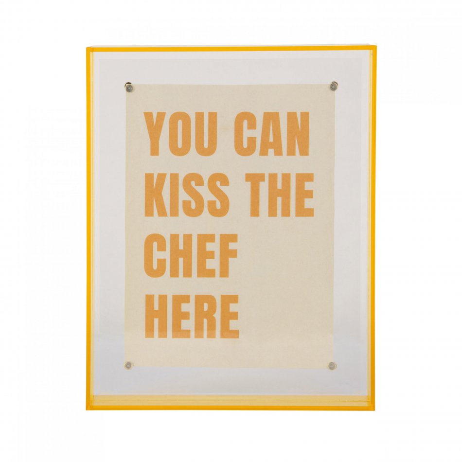 Photo Frame Kiss The Chef