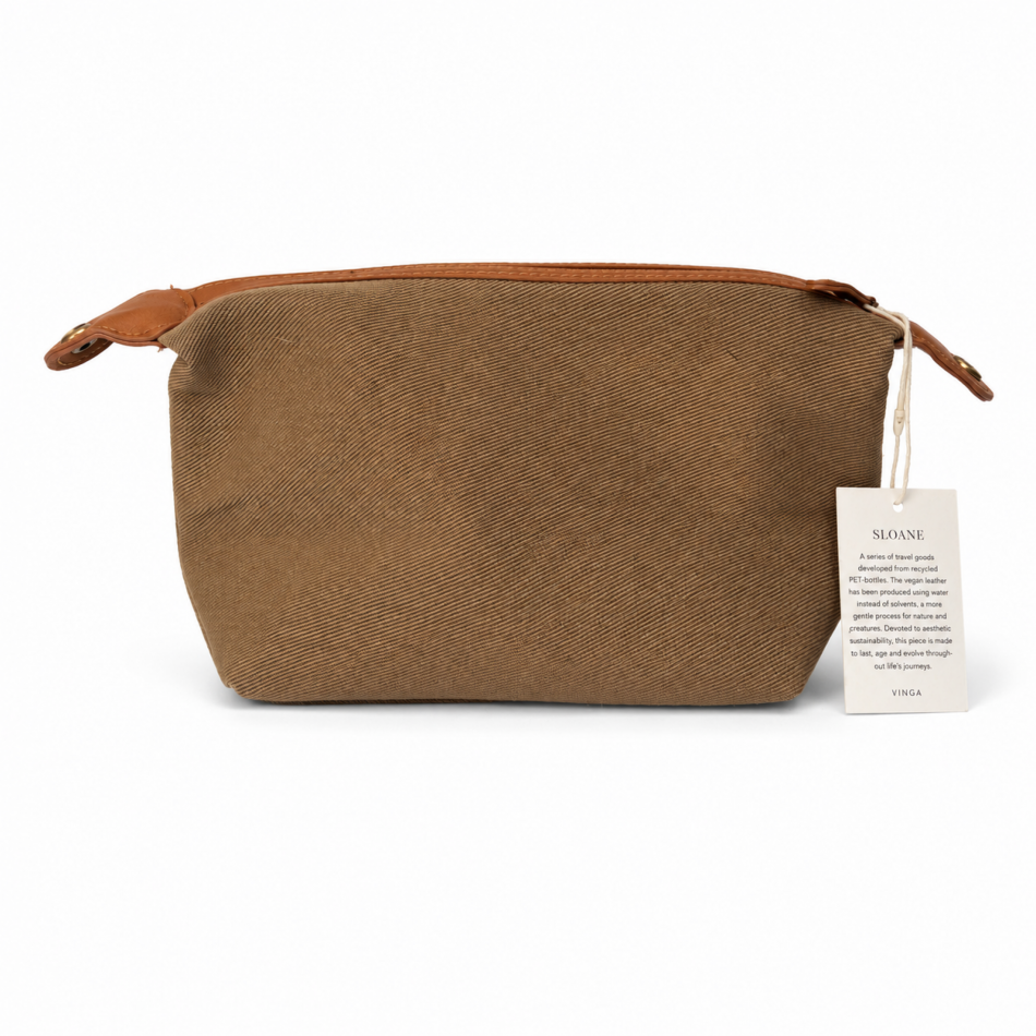 Sloane RPET toilettas Brown