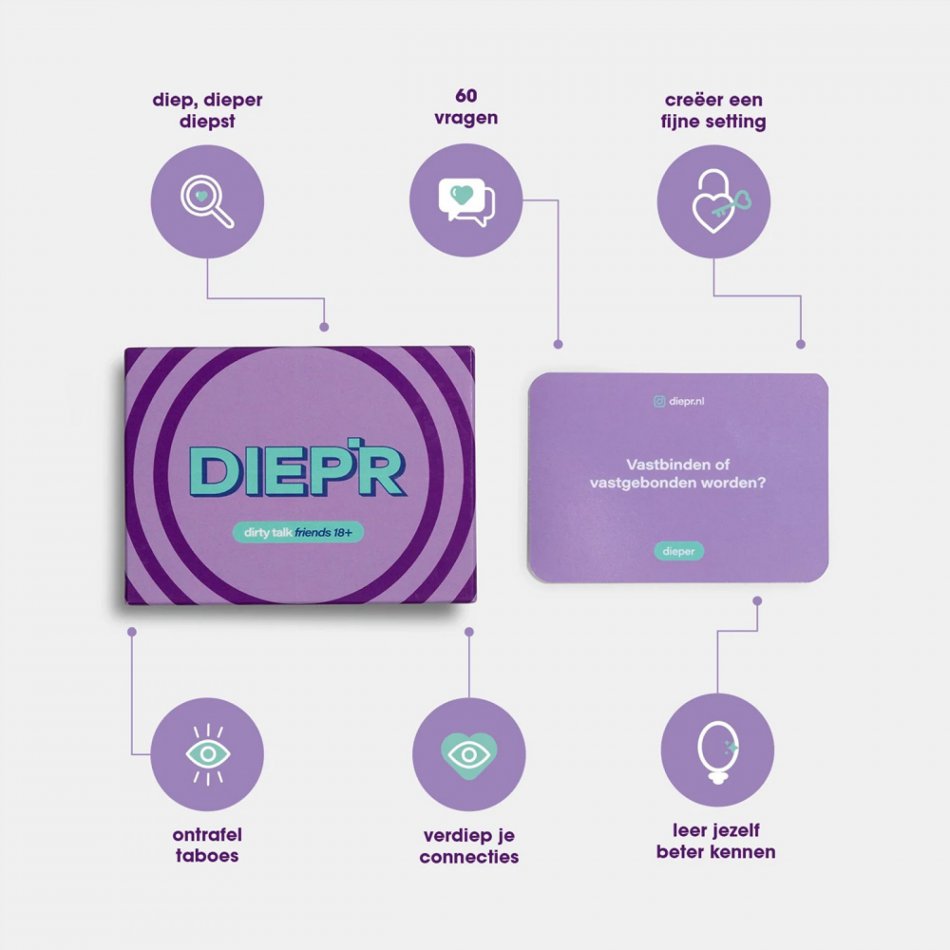 Diep'r Dirty Talk 18+ editie NIEUW